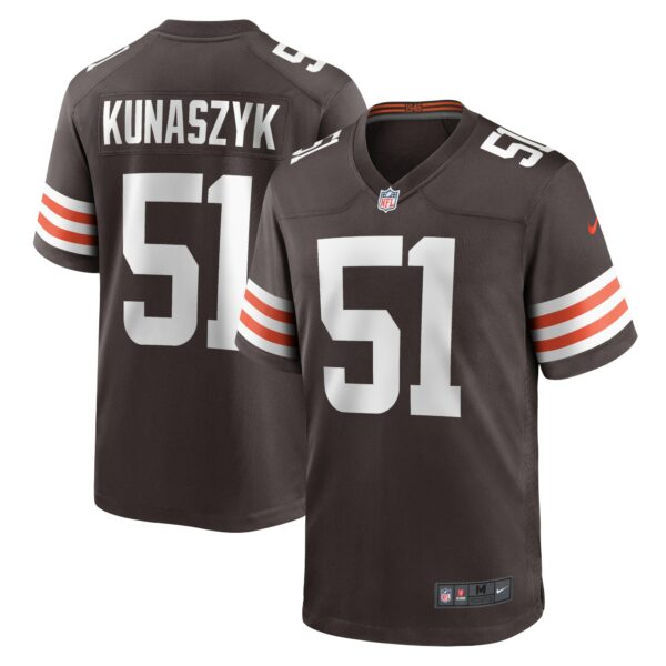 Men’s Cleveland Browns Jordan Kunaszyk Nike Brown Game Player Jersey