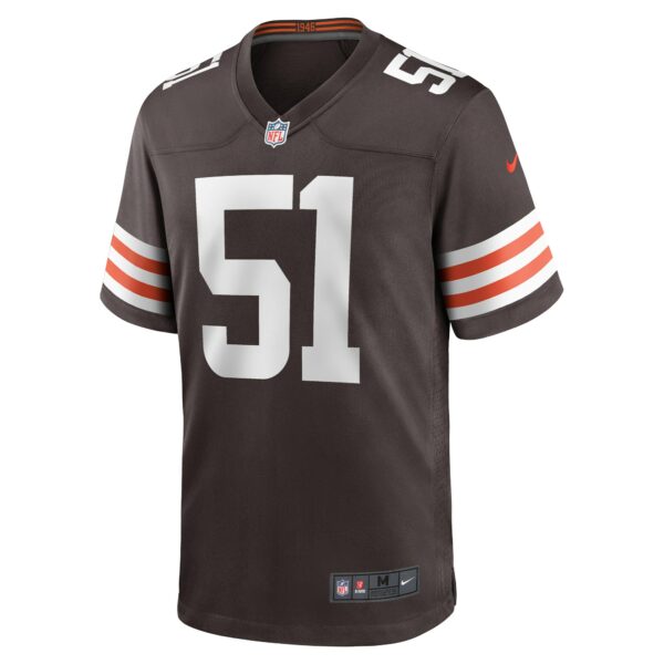 Men’s Cleveland Browns Jordan Kunaszyk Nike Brown Game Player Jersey