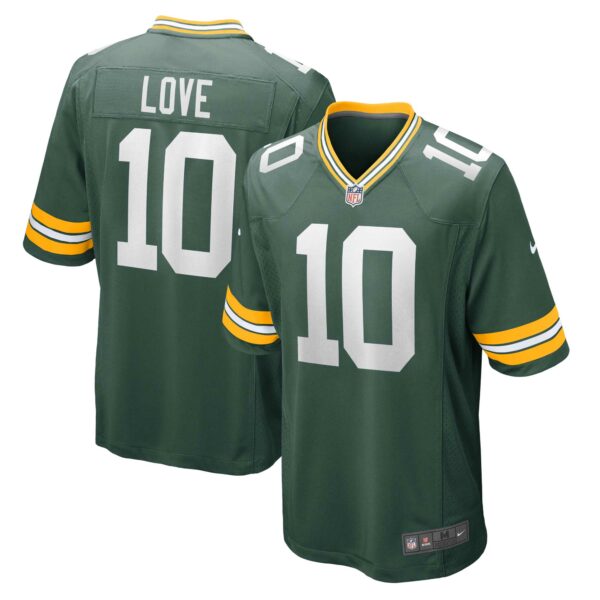 Men’s Green Bay Packers Jordan Love Nike Green Game Jersey