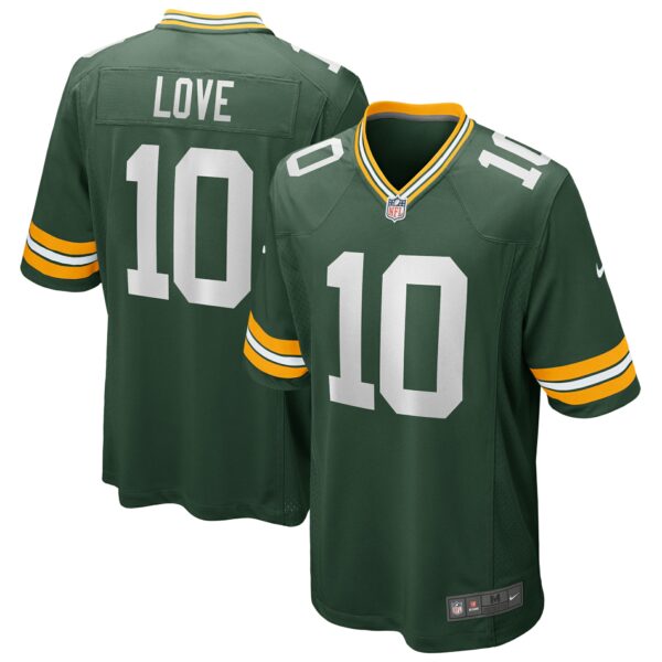 Men’s Green Bay Packers Jordan Love Nike Green Player Game Jersey