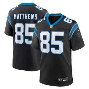 Men's Carolina Panthers Jordan Matthews Nike Black Game Jersey