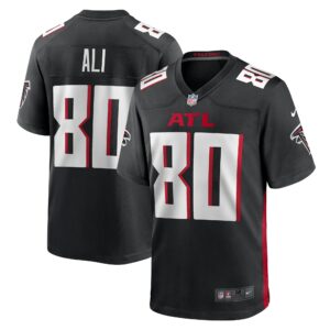 Men's Atlanta Falcons Josh Ali Nike Black Team Game Jersey