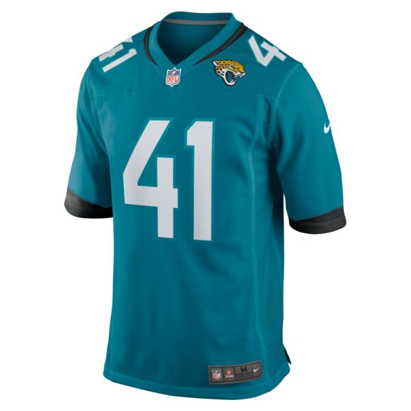 Men’s Jacksonville Jaguars Josh Allen Nike Teal Game Jersey