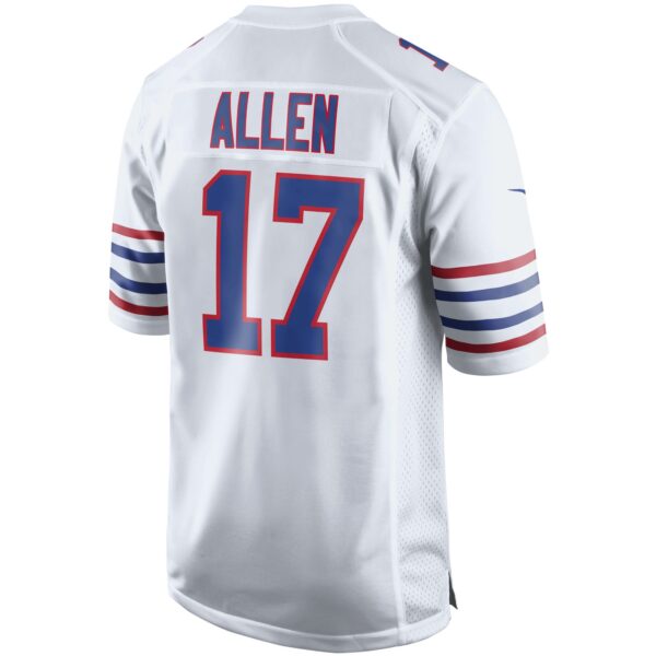 Men’s Buffalo Bills Josh Allen Nike White Alternate Game Player Jersey