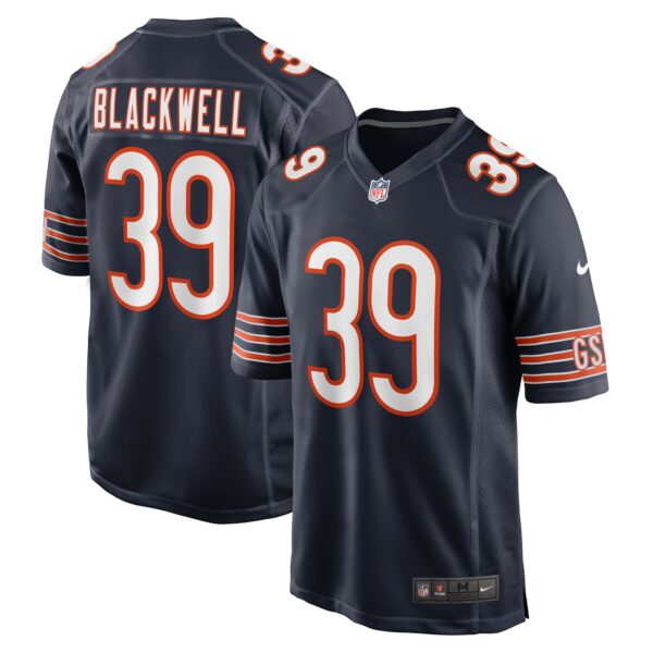 Men’s Chicago Bears Josh Blackwell Nike Navy Game Player Jersey