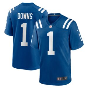 Men's Indianapolis Colts Josh Downs Nike Royal Team Game Jersey