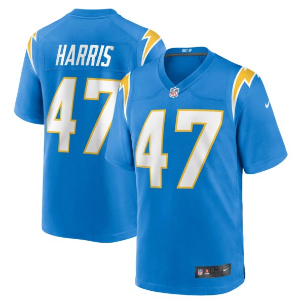 Men’s Los Angeles Chargers Josh Harris Nike Powder Blue Game Jersey