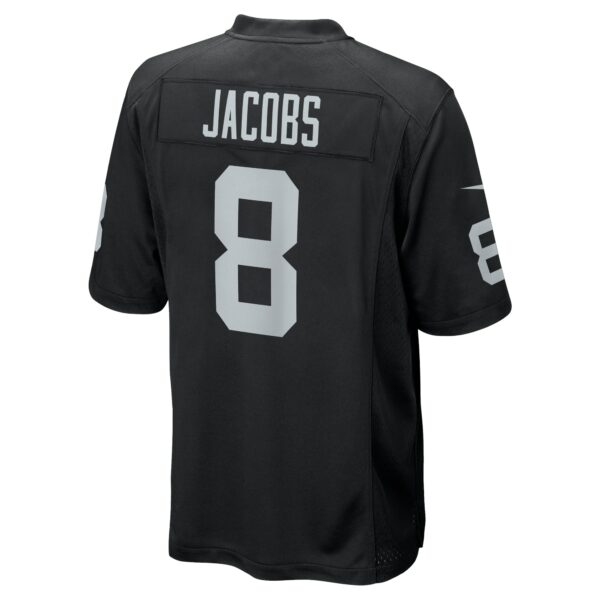 Men’s Las Vegas Raiders Josh Jacobs Nike Black Game Player Jersey