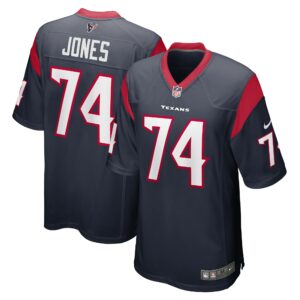 Men's Houston Texans Josh Jones Nike Navy Team Game Jersey