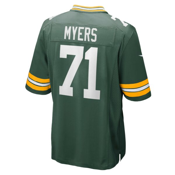 Men’s Green Bay Packers Josh Myers Nike Green Game Jersey