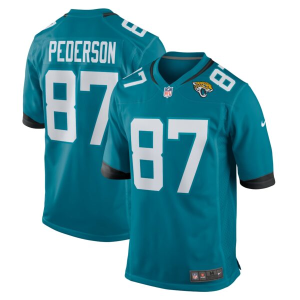 Men’s Jacksonville Jaguars Josh Pederson Nike Teal Team Game Jersey