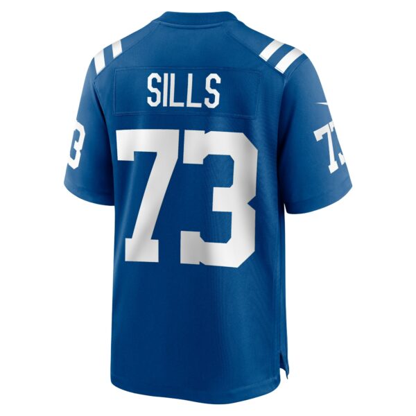 Men’s Indianapolis Colts Josh Sills Nike Royal Team Game Jersey