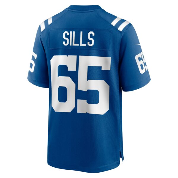 Men’s Indianapolis Colts Josh Sills Nike Royal Team Game Jersey