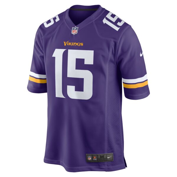 Men’s Minnesota Vikings Joshua Dobbs Nike Purple Game Jersey