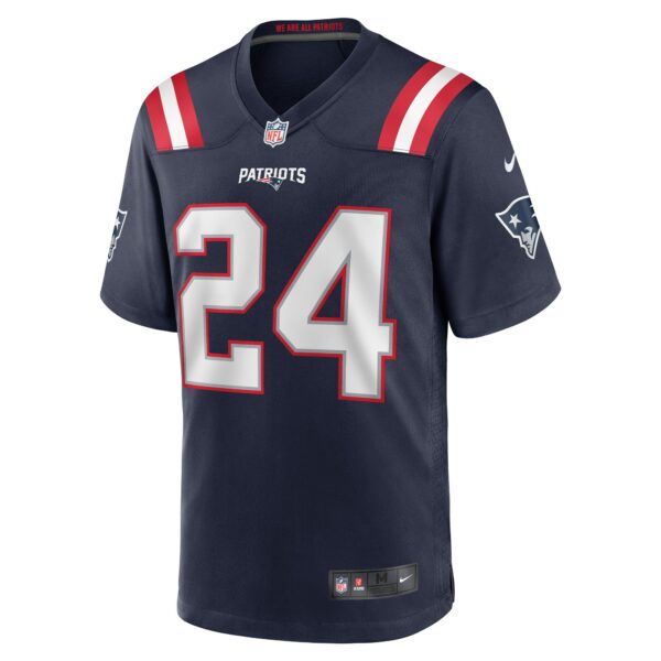 Men’s New England Patriots Joshuah Bledsoe Nike Navy Game Player Jersey