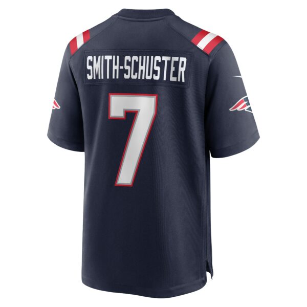 Men’s New England Patriots JuJu Smith-Schuster Nike Navy Game Player Jersey