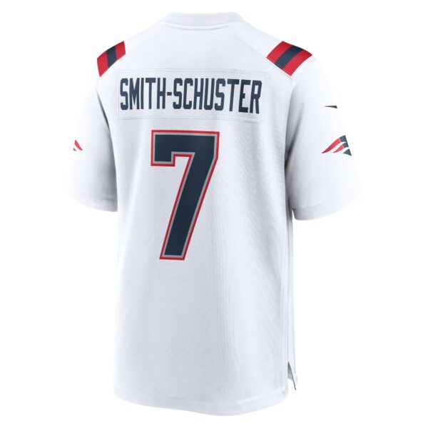 Men’s New England Patriots JuJu Smith-Schuster Nike White Game Player Jersey