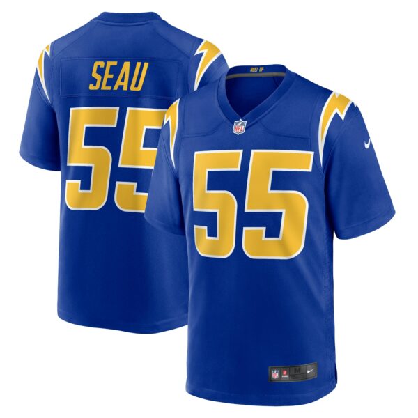 Men’s Los Angeles Chargers Junior Seau Nike Royal Retired Player Alternate Game Jersey