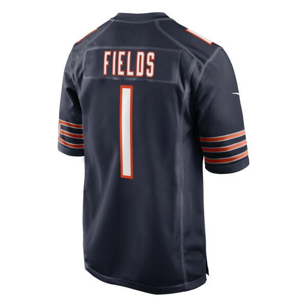 Men’s Chicago Bears Justin Fields Nike Navy Game Jersey