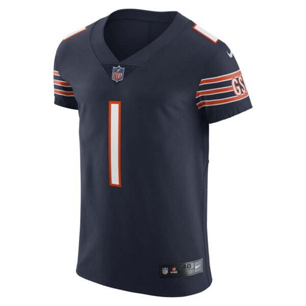 Men’s Chicago Bears Justin Fields Nike Navy Vapor Elite Jersey