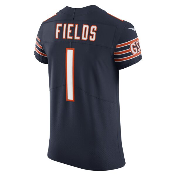 Men’s Chicago Bears Justin Fields Nike Navy Vapor Elite Jersey