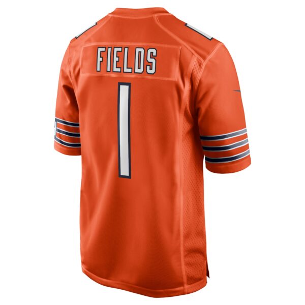 Men’s Chicago Bears Justin Fields Nike Orange Player Game Jersey