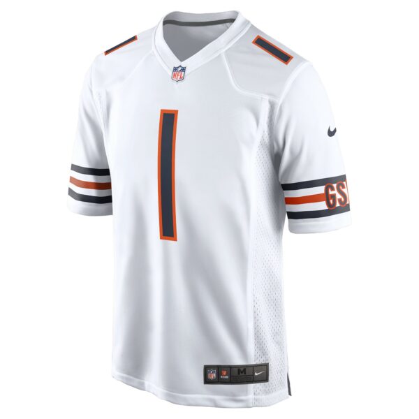 Men’s Chicago Bears Justin Fields Nike White Player Game Jersey