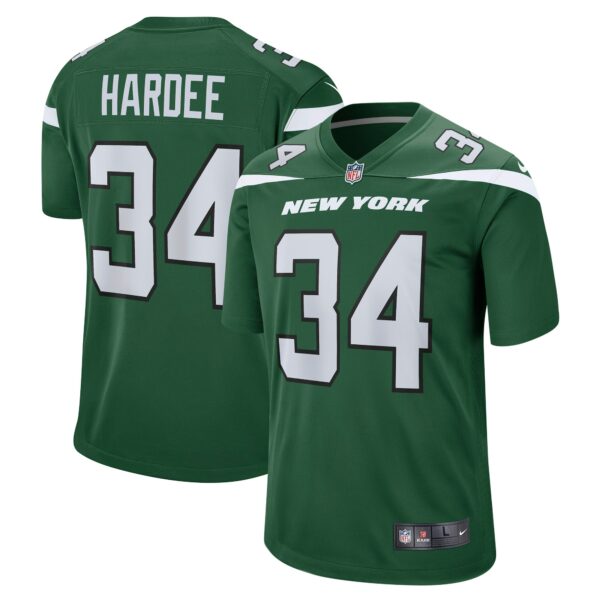 Men’s New York Jets Justin Hardee Nike Gotham Green Game Jersey