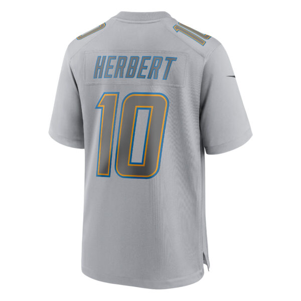 Men’s Los Angeles Chargers Justin Herbert Nike Gray Atmosphere Fashion Game Jersey