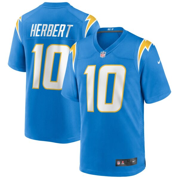 Men’s Los Angeles Chargers Justin Herbert Nike Powder Blue Player Game Jersey