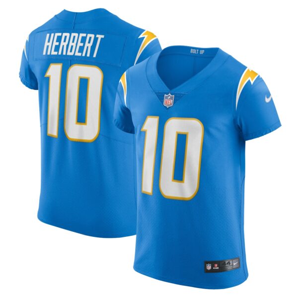 Men’s Los Angeles Chargers Justin Herbert Nike Powder Blue Vapor Elite Player Jersey