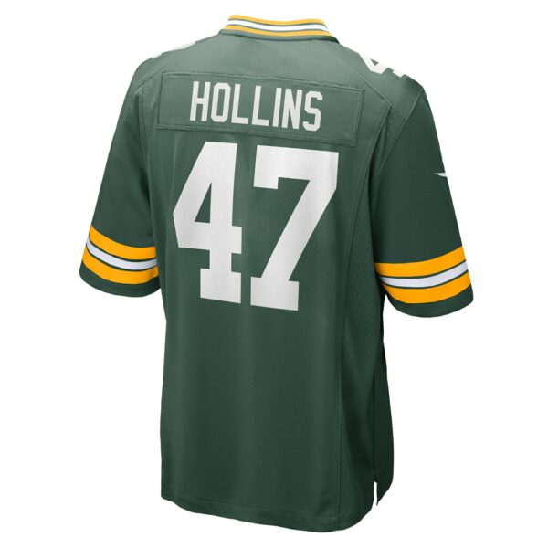 Men’s Green Bay Packers Justin Hollins Nike Green Home Game Player Jersey