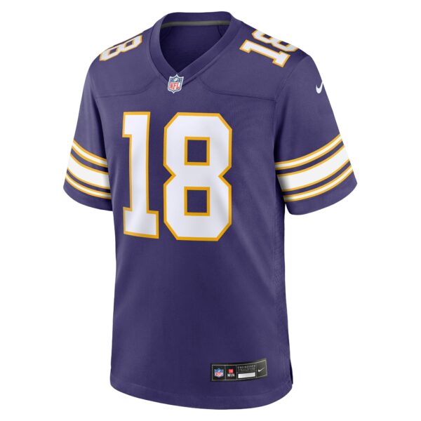 Men’s Minnesota Vikings Justin Jefferson Nike Purple Classic Player Game Jersey