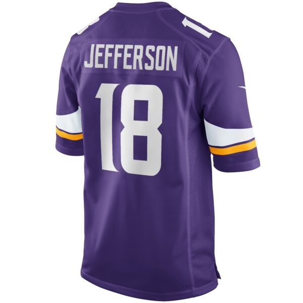 Men’s Minnesota Vikings Justin Jefferson Nike Purple Player Game Jersey