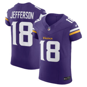 Men's Minnesota Vikings Justin Jefferson Nike Purple Vapor F.U.S.E. Elite Jersey