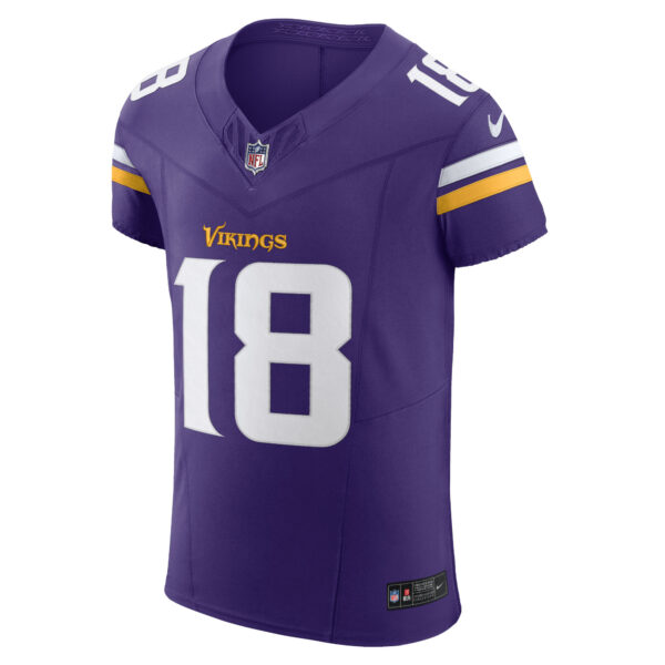 Men’s Minnesota Vikings Justin Jefferson Nike Purple Vapor F.U.S.E. Elite Jersey