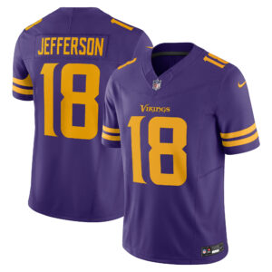 Men's Minnesota Vikings Justin Jefferson Nike Purple Vapor F.U.S.E. Limited Jersey