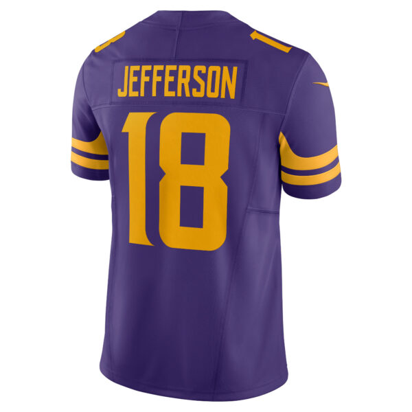 Men’s Minnesota Vikings Justin Jefferson Nike Purple Vapor F.U.S.E. Limited Jersey