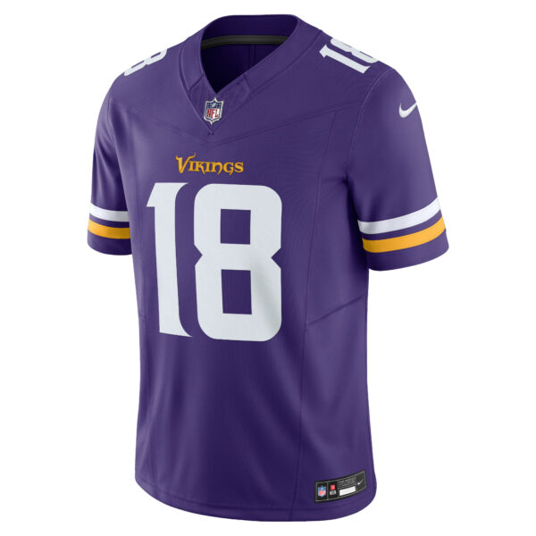 Men’s Minnesota Vikings Justin Jefferson Nike Purple Vapor F.U.S.E. Limited Jersey