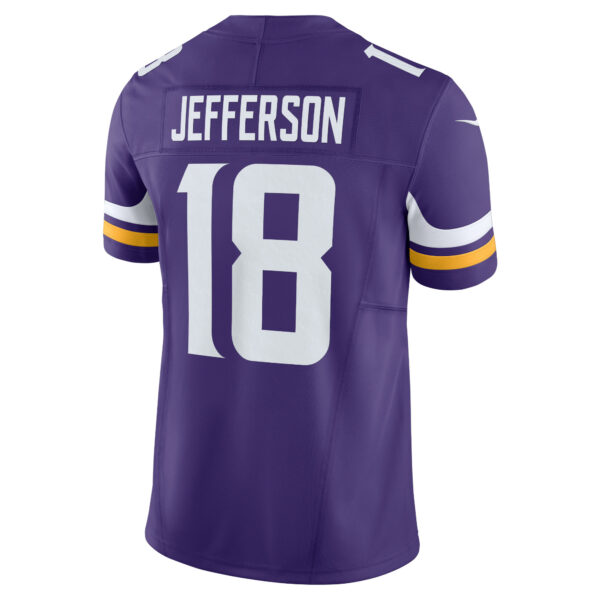 Men’s Minnesota Vikings Justin Jefferson Nike Purple Vapor F.U.S.E. Limited Jersey