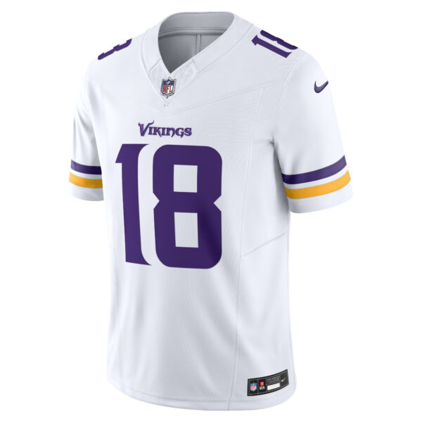 Men’s Minnesota Vikings Justin Jefferson Nike White Vapor F.U.S.E. Limited Jersey