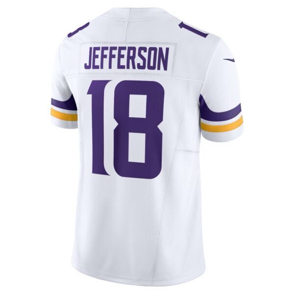 Men’s Minnesota Vikings Justin Jefferson Nike White Vapor F.U.S.E. Limited Jersey