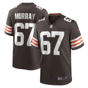 Men's Cleveland Browns Justin Murray Nike Brown Team Game Jersey