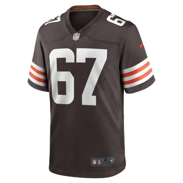 Men’s Cleveland Browns Justin Murray Nike Brown Team Game Jersey