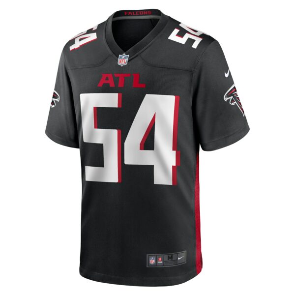 Men’s Atlanta Falcons Justin Shaffer Nike Black Game Jersey