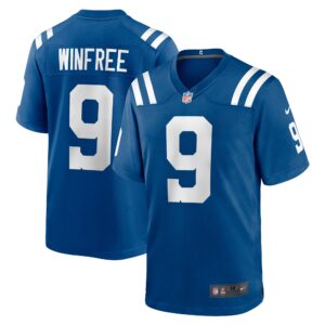 Men's Indianapolis Colts Juwann Winfree Nike Royal Team Game Jersey