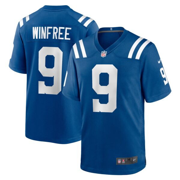 Men’s Indianapolis Colts Juwann Winfree Nike Royal Team Game Jersey