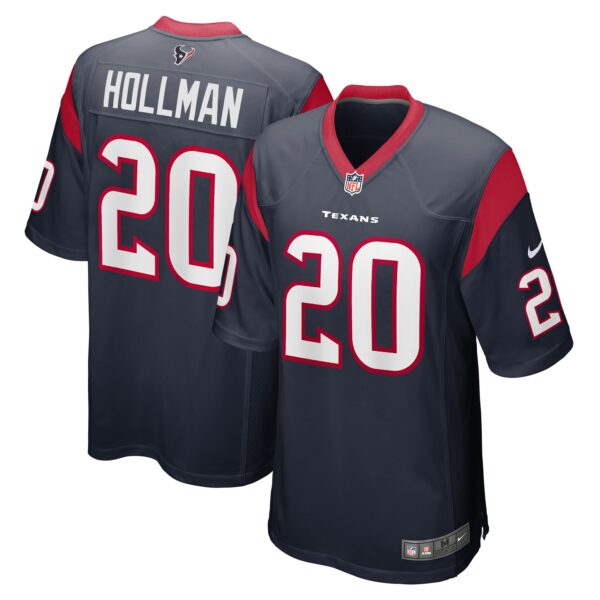 Men’s Houston Texans Ka’Dar Hollman Nike Navy Team Game Jersey