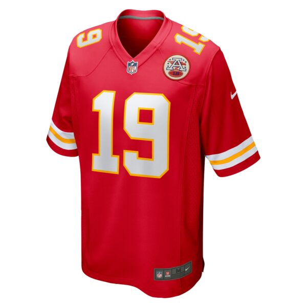 Men’s Kansas City Chiefs Kadarius Toney Nike Red Game Player Jersey