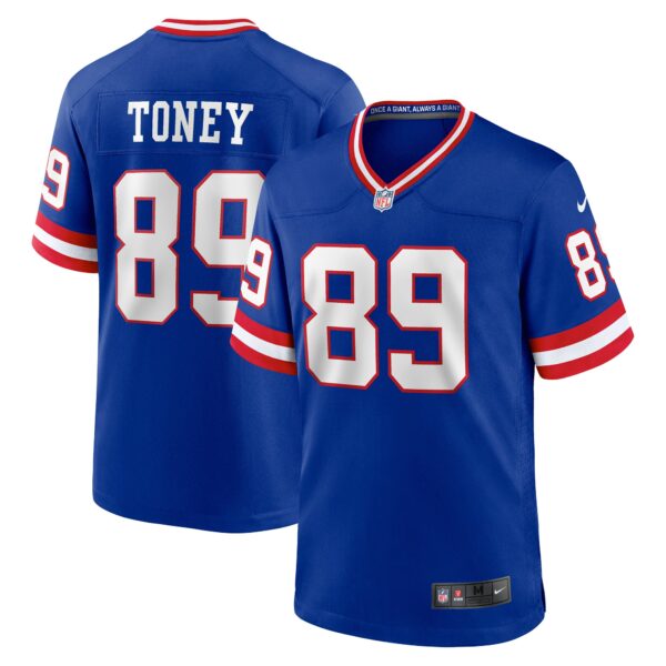 Men’s New York Giants Kadarius Toney Nike Royal Classic Player Game Jersey